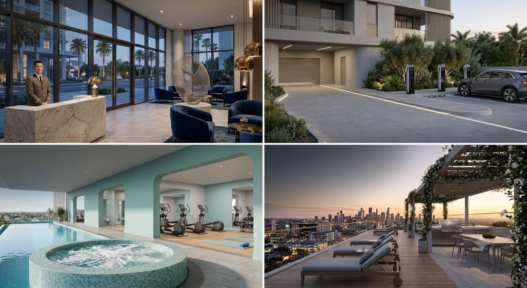 Mô phỏng hệ thống tiện ích nội khu đẳng cấp tại dự án The Westique Residences