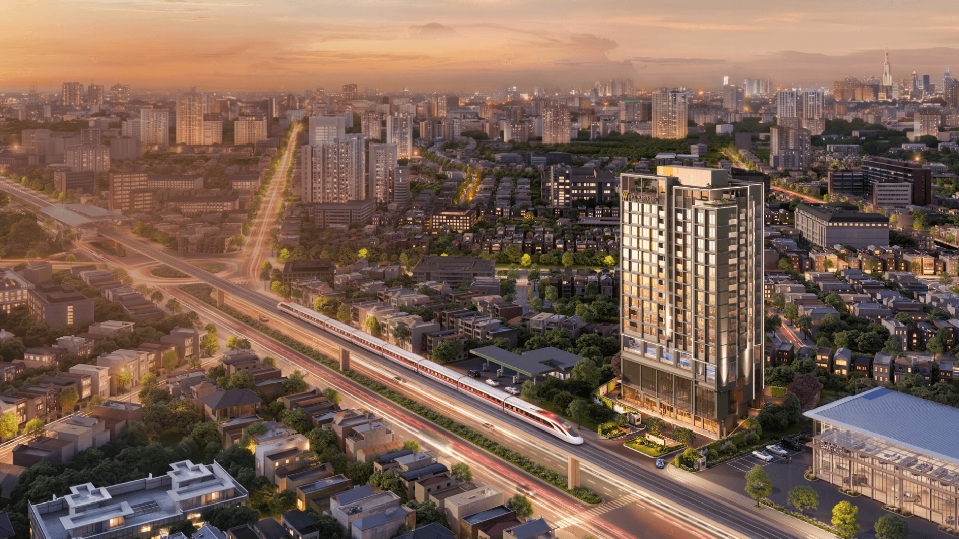 Phối cảnh tổng thể dự án The Westique Residences