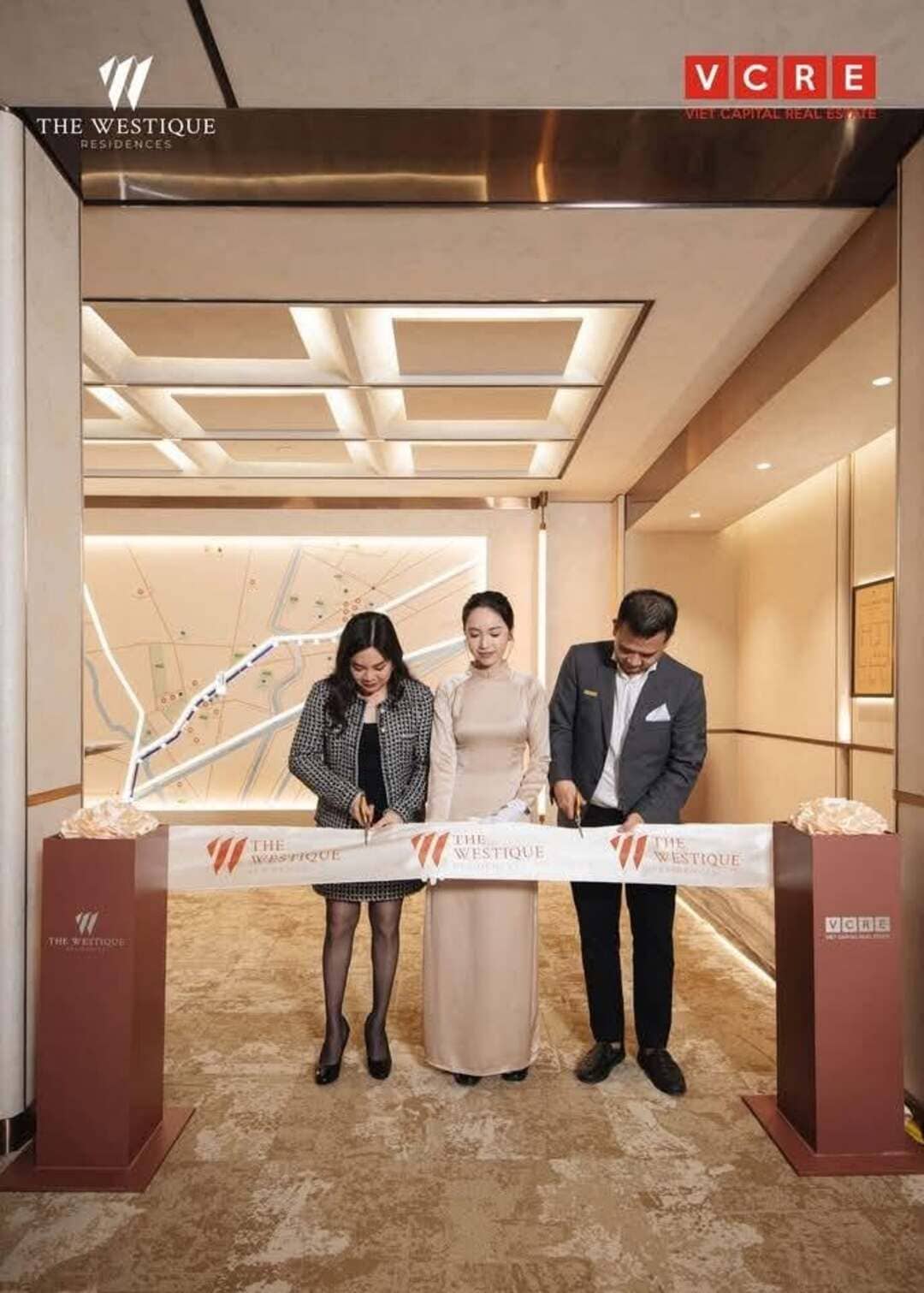 Lễ cắt băng khánh thành Sales Gallery The Westique Residences