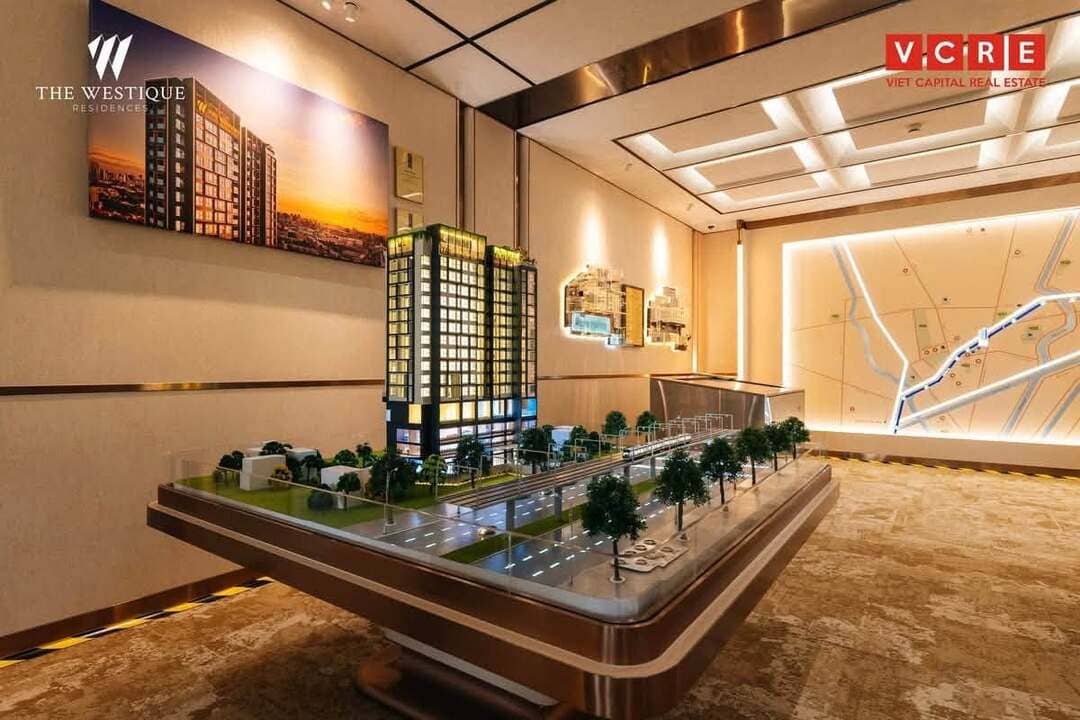 Sa bàn quy mô tổng thể dự án The Westique Residences