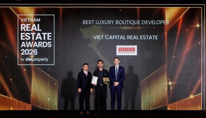VCRE Đạt Giải Nhà Phát Triển Bất Động Sản Boutique Luxury